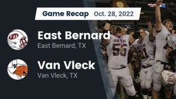 Recap: East Bernard  vs. Van Vleck  2022