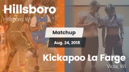 Matchup: Hillsboro vs. Kickapoo La Farge  2018