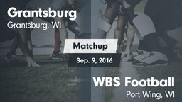 Matchup: Grantsburg vs. WBS Football 2016