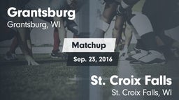 Matchup: Grantsburg vs. St. Croix Falls  2016