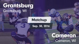 Matchup: Grantsburg vs. Cameron  2016