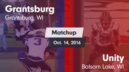 Matchup: Grantsburg vs. Unity  2016