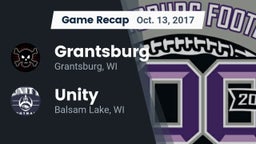 Recap: Grantsburg  vs. Unity  2017