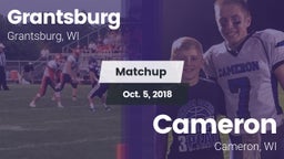 Matchup: Grantsburg vs. Cameron  2018