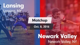 Matchup: Lansing vs. Newark Valley  2016