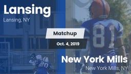 Matchup: Lansing vs. New York Mills  2019