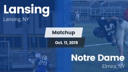 Matchup: Lansing vs. Notre Dame  2019