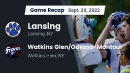 Recap: Lansing  vs. Watkins Glen/Odessa-Montour 2022