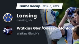 Recap: Lansing  vs. Watkins Glen/Odessa-Montour 2022
