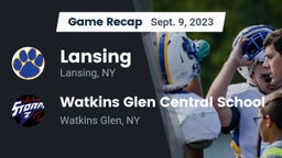 Recap: Lansing  vs. Watkins Glen Central School  2023