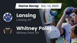 Recap: Lansing  vs. Whitney Point  2023