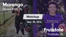 Matchup: Marengo vs. Fruitdale  2016