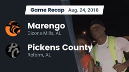Recap: Marengo  vs. Pickens County  2018