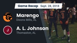 Recap: Marengo  vs. A. L. Johnson  2018