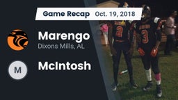Recap: Marengo  vs. McIntosh  2018