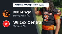 Recap: Marengo  vs. Wilcox Central  2018