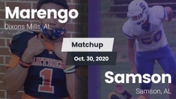 Matchup: Marengo vs. Samson  2020