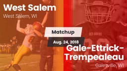 Matchup: West Salem vs. Gale-Ettrick-Trempealeau  2018