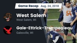 Recap: West Salem  vs. Gale-Ettrick-Trempealeau  2018