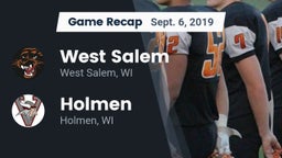 Recap: West Salem  vs. Holmen  2019