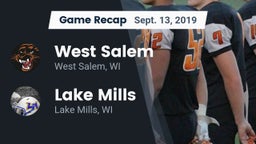Recap: West Salem  vs. Lake Mills  2019