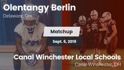 Matchup: Olentangy Berlin Hig vs. Canal Winchester Local Schools 2019