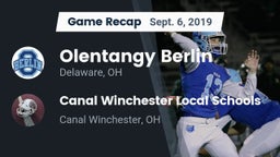 Recap: Olentangy Berlin  vs. Canal Winchester Local Schools 2019