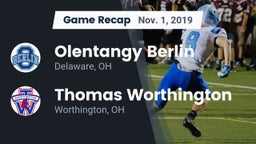 Recap: Olentangy Berlin  vs. Thomas Worthington  2019