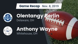 Recap: Olentangy Berlin  vs. Anthony Wayne  2019