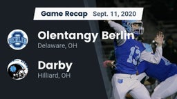 Recap: Olentangy Berlin  vs. Darby  2020