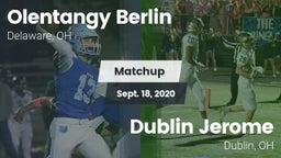 Matchup: Olentangy Berlin Hig vs. Dublin Jerome  2020