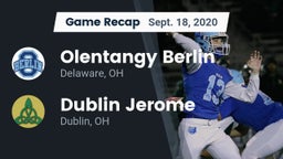 Recap: Olentangy Berlin  vs. Dublin Jerome  2020