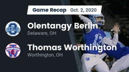Recap: Olentangy Berlin  vs. Thomas Worthington  2020