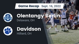 Recap: Olentangy Berlin  vs. Davidson  2022