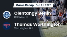 Recap: Olentangy Berlin  vs. Thomas Worthington  2022