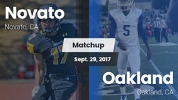 Matchup: Novato vs. Oakland  2017