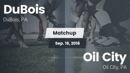 Matchup: DuBois vs. Oil City  2016