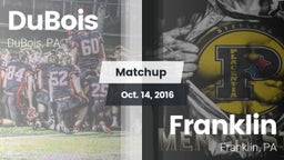 Matchup: DuBois vs. Franklin  2016