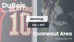 Matchup: DuBois vs. Conneaut Area  2017