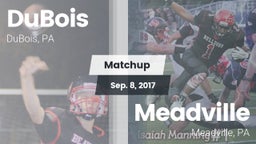 Matchup: DuBois vs. Meadville  2017