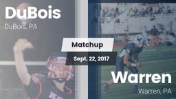 Matchup: DuBois vs. Warren  2017