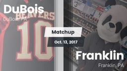 Matchup: DuBois vs. Franklin  2017