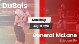 Matchup: DuBois vs. General McLane  2018