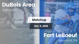 Matchup: DuBois vs. Fort LeBoeuf  2018