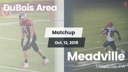 Matchup: DuBois vs. Meadville  2018