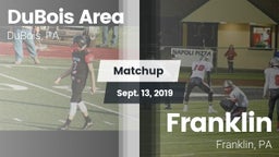 Matchup: DuBois vs. Franklin  2019