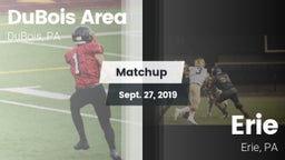 Matchup: DuBois vs. Erie  2019