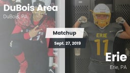 Matchup: DuBois vs. Erie  2019