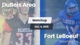Matchup: DuBois vs. Fort LeBoeuf  2019