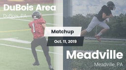 Matchup: DuBois vs. Meadville  2019